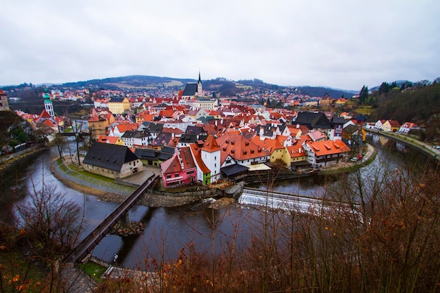 Un'altra vista dallo storico Cesky Krumlov