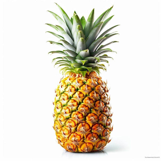 Un ananas con sopra la parola ananas
