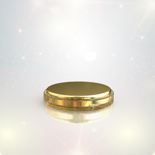 Un anello d'oro con sopra un diamante è su un tavolo.