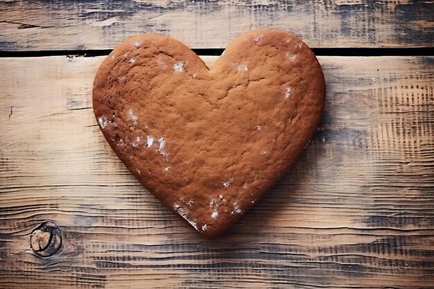 Un'anima solitaria ha ricevuto un regalo inaspettato un biscotto di pan di zenzero a forma di cuore che ha bruciato