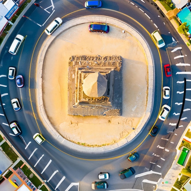 Un antico obelisco faraonico egiziano