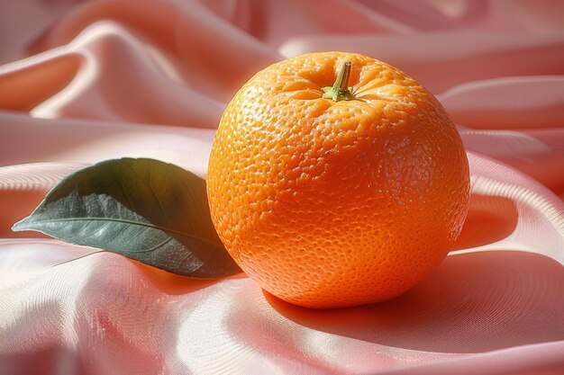 Un'arancia piena di succo