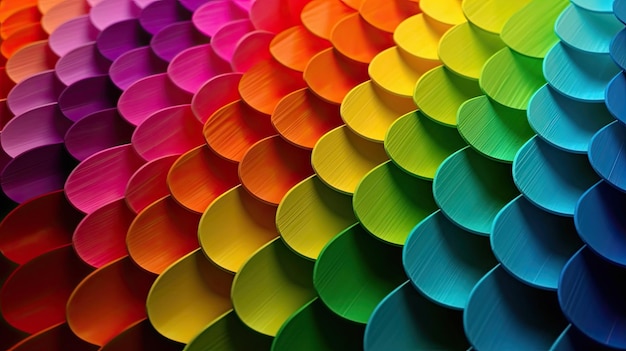 Un arcobaleno di colori è un'ottima idea per uno sfondo.