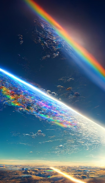 Un arcobaleno nel cielo