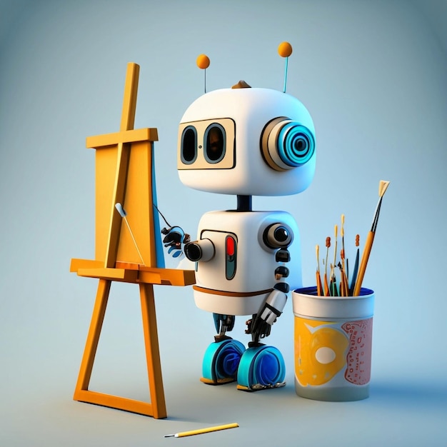 Un artista robot