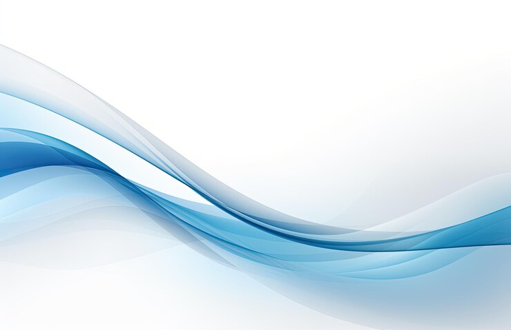 Foto un astratto disegno a onde blu chiaro con spazio per testo o immagine