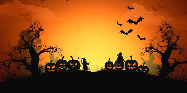 un'atmosfera di Halloween