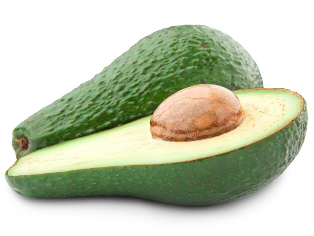 Un avocado con il nocciolo sopra