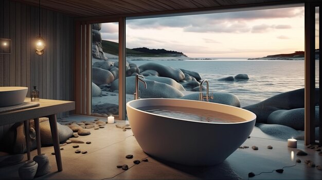 Un bagno elegante e moderno