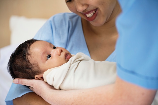 Un bambino appena nato