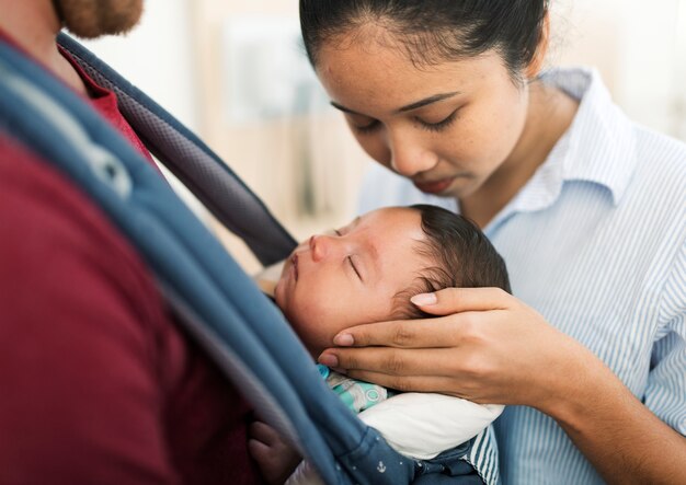 Un bambino appena nato