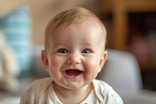 Un bambino felice di un anno Buon compleanno