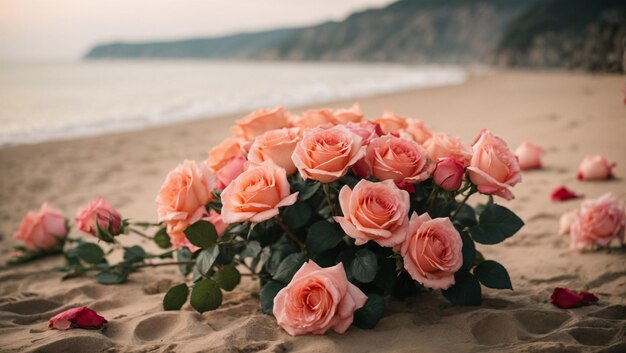 Un bellissimo bouquet di rose.