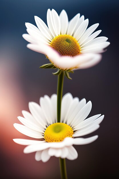 Un bellissimo fiore bianco.