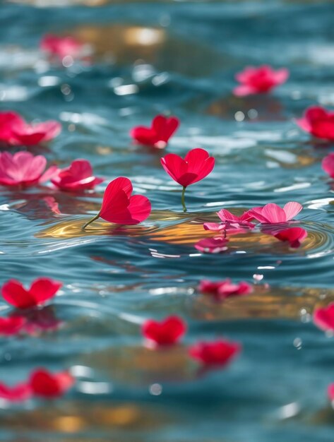 Un bellissimo fiore sull'acqua