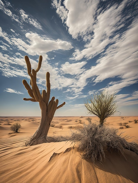 Un bellissimo paesaggio desertico