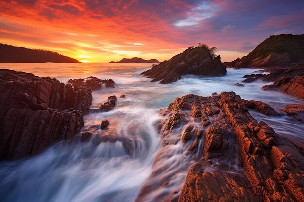 Un bellissimo paesaggio marino