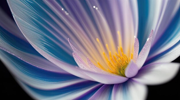 Un bellissimo primo piano di un fiore selvatico