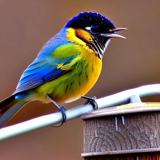 Un bellissimo uccello immagine colorata