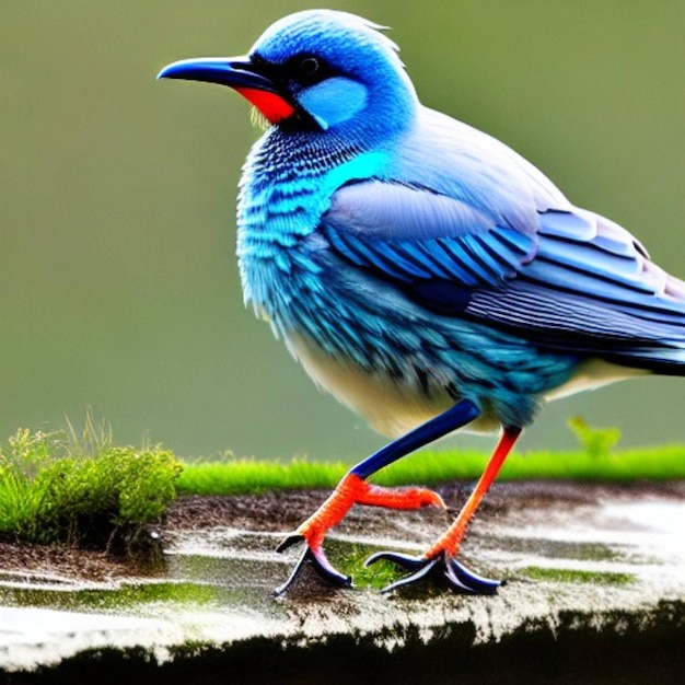 Un bellissimo uccello immagine colorata