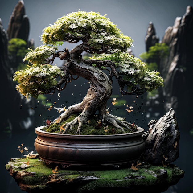 un bonsai giapponese