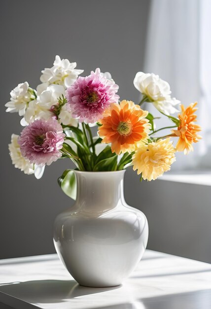 Un bouquet di fiori di primavera in un vaso