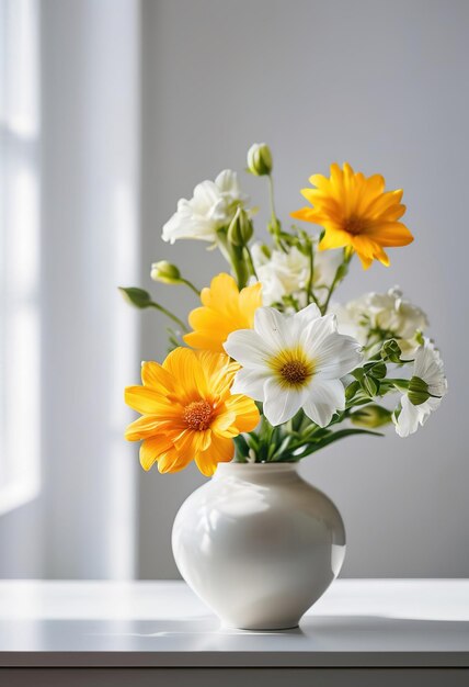 Un bouquet di fiori di primavera in un vaso