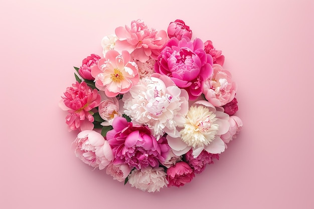 un bouquet di peonie