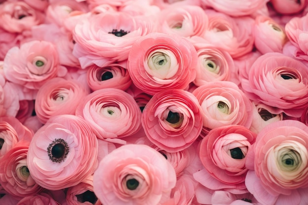 un bouquet di rose rosa.