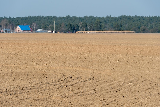 Un campo appena arato prima della semina Granaglie frumento e orzo Preparazione del terreno per la semina La stagione della semina