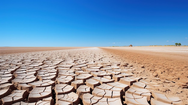 Un campo colpito dalla siccità