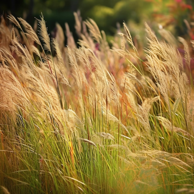 Un campo d'erba con la parola pampas