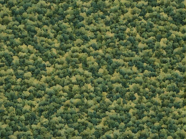 un campo di alberi verdi con molte foglie verdi