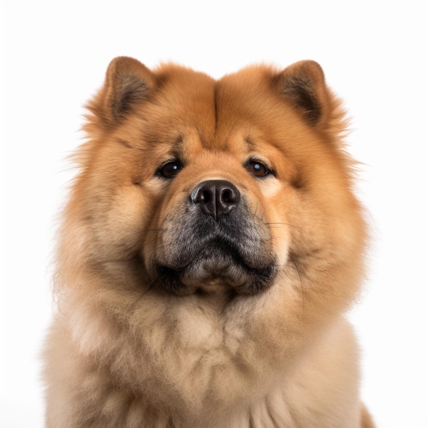 Un cane con il naso nero e il naso marrone