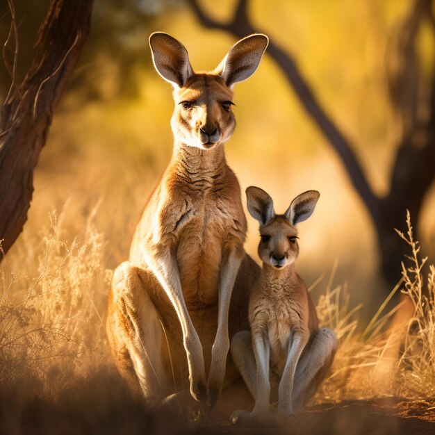 Un canguro australiano