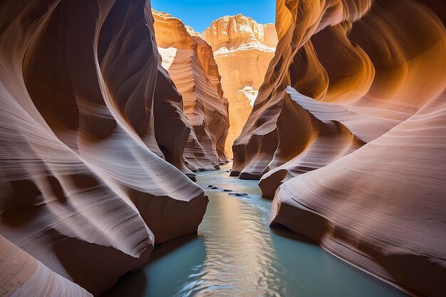 Un canyon fuori dalla pagina Arizona bellissimi colori e arenaria causati da eoni di erosione del vento e dell'acqua pagina Arizona Stati Uniti d'America