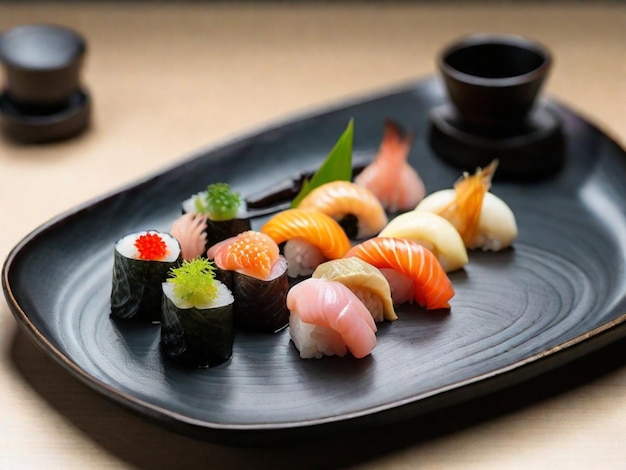 Un capolavoro culinario di sushi di qualità che eleva il piatto tradizionale giapponese a nuove altezze