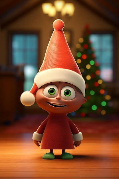 Un cappello di Natale che parla in stile Pixar