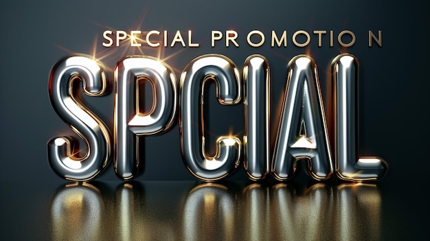 un cartello che dice speciale speciale è visualizzato