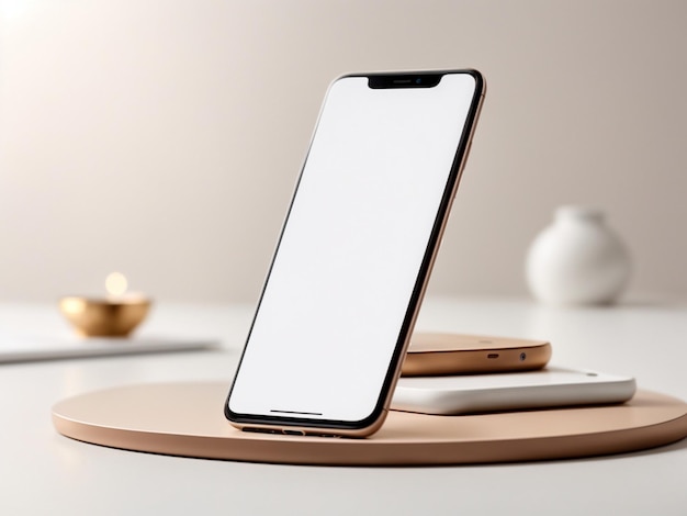 un cellulare elegante per il mockup