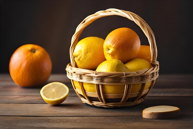 Un cesto pieno di limoni amari