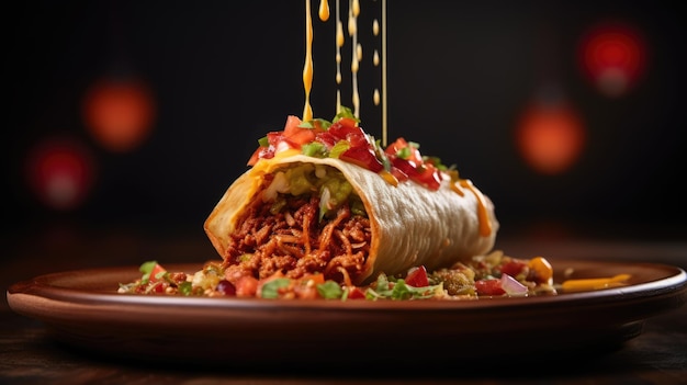 Un chimichanga è un burrito fritto