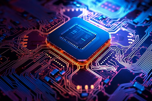 Un chip per computer con sopra la parola cpu