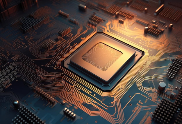 Un chip per computer con sopra la parola cpu