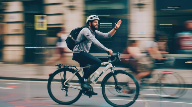 un ciclista audace