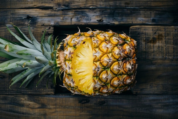 Un cocktail di tequila servito in un ananas per un tocco tropicale
