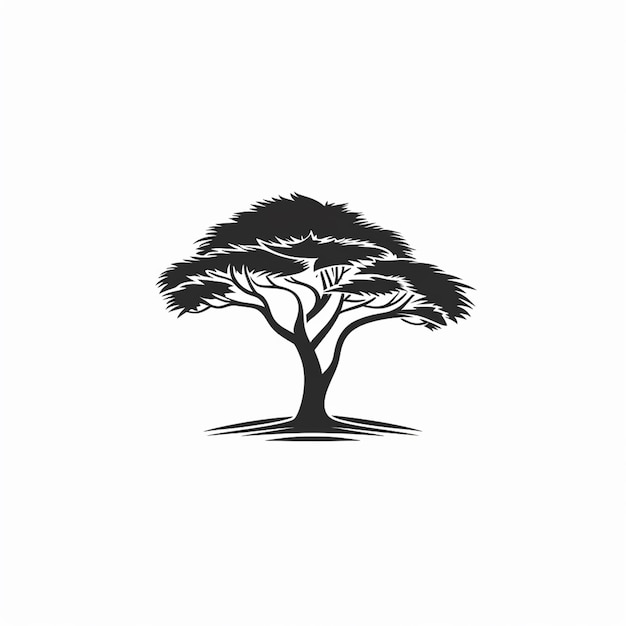 Un concetto di logo dell'albero