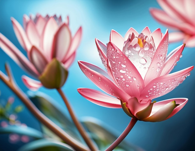 Un cristallo di fiore colorato petali scintillanti chiari cristallo hd carta da parati illustrazione di sfondo