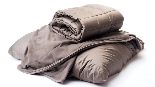 Un cuscino pieghevole da viaggio e una coperta accogliente