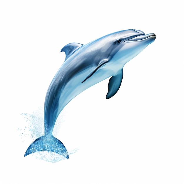 Un delfino che salta fuori dall'acqua